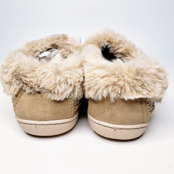 Kooba Shoes Nwt Kooba Knitted Furry Ankle House Slippers M Poshmark